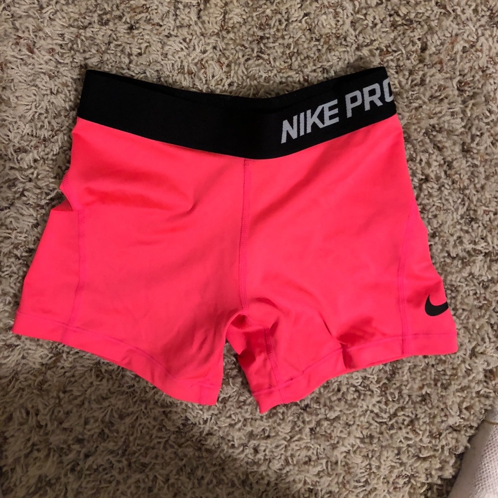 HOT PINK NIKE PRO SPANX